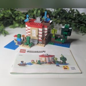 Lego Minecraft 21275 Jungle TNT House Complete W/ Directions
